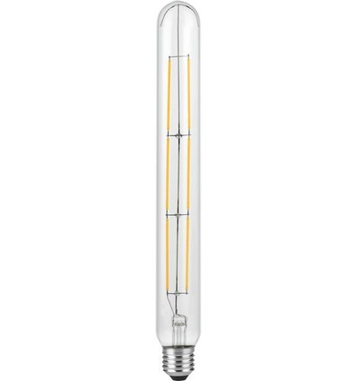 E27 4,5W dimbar LED filamentpære - Colorenta, 31,5cm, 2200K, klart glass, 460lm