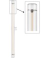 S14d 4W dimbar LED filamentpære - T30, 2200K, 240lm, klart glass