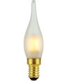 E14 1,8W dimbar LED kronepære - C23, Mini Tip, matt glass, 2700K