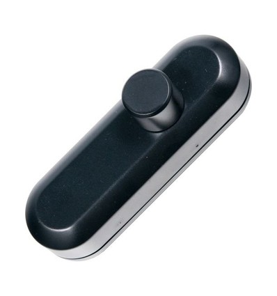 Ledningsdimmer for LED, 0-25W - Bakkantdimmer, sort dreiebryter