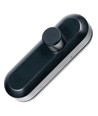 Ledningsdimmer for LED, 0-25W - Bakkantdimmer, sort dreiebryter