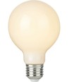 E27 4,7W dimbar LED globepære - G95, opalt glass, filament, 2500K