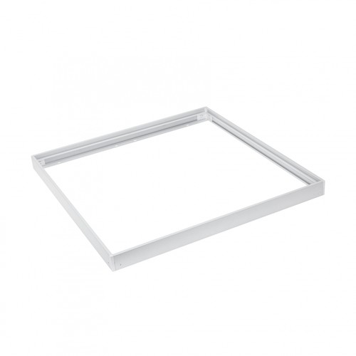 Ramme til 60x60 LED-panel - Hvit, for direkte montering, 65mm høy