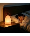 Oppladbar RGB LED-bordlampe Ø12,8cm - Hvit, inkl. fjernkontroll, IP54 utendørs