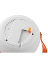 Oppladbar RGB LED-bordlampe Ø13cm - Hvit, inkl. fjernkontroll, IP54 utendørs