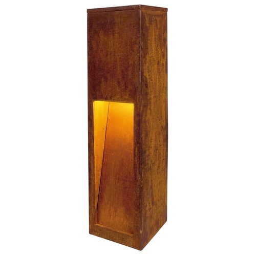 Corten hagelampe - 12W, 50 cm, IP65 utendørs, inkl. lyskilde