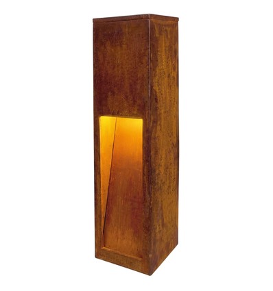 Corten hagelampe - 12W, 50 cm, IP65 utendørs, inkl. lyskilde