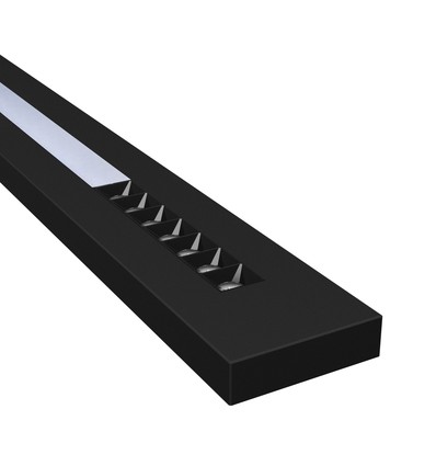 LEDlife 20W/30W/40W WLD PLANK LED taklampe - 120cm, CCT, 40°, sort, opalglass