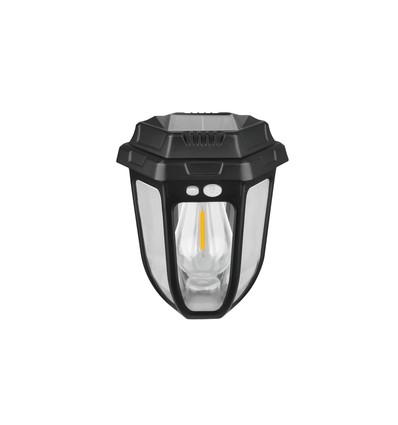 Solara Rustica 1W solcelle hagelampe - 2700K, 50cm, IP44, sort