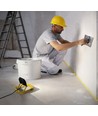 30W projektør med fot, opprulling og krok - Arbeidslampe, 3m ledning, Schuko plugg, IP65 utendørs