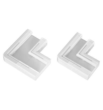 L-skjøt til enkelt farget LED strips - 8mm bred, 12V / 24V, COB