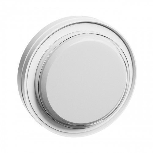 10W Pastilo CCT LED vegglampe - IP54, IK10, 120lm/W, Ø18cm, 3-i-1 CCT, hvit, utendørs/innendørs