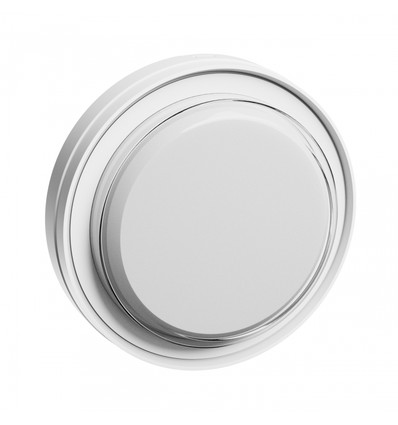 10W Pastilo CCT LED vegglampe - IP54, IK10, 120lm/W, Ø18cm, 3-i-1 CCT, hvit, utendørs/innendørs