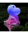 MOCHI Dinosaur nattlampe - Silikon, fargeskift + varmhvit, touch dimbar, IP20 innendørs