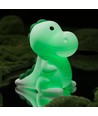 MOCHI Dinosaur nattlampe i myk silikon - oppladbar, fargeskift + varmhvit