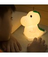 MOCHI Dinosaur nattlampe - Silikon, fargeskift + varmhvit, touch dimbar, IP20 innendørs