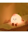 MOCHI fersken nattlampe - Silikon, touch dimbar, IP20 innendørs