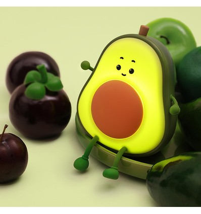 MOCHI Avocado nattlampe - Silikon, touch dimbar, IP20 innendørs