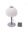 Oppladbar RGB LED bordlampe - Hvit, inkl. fjernkontroll, IP20 innendørs