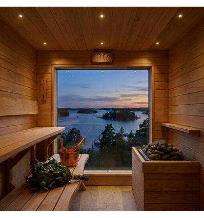 Sauna downlight - 24V DC, RA93, 1,1W, 3m ledning, Hull: Ø3 cm, Mål: Ø3,5 cm