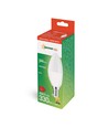 E14 4W LED kertepære - C35, filament, frostet glass