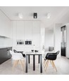 Chloe Duo 2xGU10 takspot - Rektangulær, aluminium, IP20, uten lyskilde