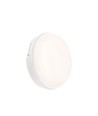 8W LED Technic vegglampe - IP54, IK10, rund, hvit, inkl. lyskilde