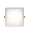 24W 22 x 22 cm LED innfellingspanel - IP54 utendørs, hull: 19,5 x 19,5 cm, mål: 22 x 22 cm