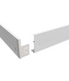 Høy ramme til 60x60 LED panel - Hurtig samlesett, plasthjørner, hvit kant