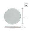 40W LED taklampe med sensor - Ø48,5cm, 133lm/W, IP54, sort/hvit kant, varm hvit