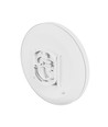 18W Nymphea Black & White taklampe - Ø25cm, IP54, CCT, 130lm/W, sort/hvit kant