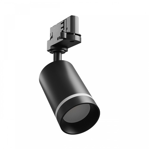 MADARA MINI II 3-faset skinnespot - Sort, GU10, IP20, uten lyskilde