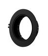 MDD Maxi PC Uno Round AR111 GU10 - IP20 Ø165x41mm Sort uten lyskilde