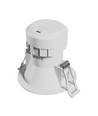 7W Ø9cm Fiale Core indbygningsspot - CCT, hvit, 45 grader, Hull: Ø7,5 cm, Mål: Ø9 cm