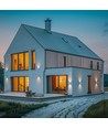 15W Versa CCT fasade vegglampe - 140lm/W, 3xCCT, dekorativ, to lysstyrker, IP65
