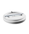 40W Nymphea Fusion LED taklampe, 135lm/W - Justerbar 20/30/40W, CCT, IP44 våtrom, Ø33cm, hvit kant