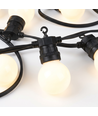 5m LED-lyslenke med 10 stk. pærer - Varmhvit farge, IP44, 230V, 0,5W pærer