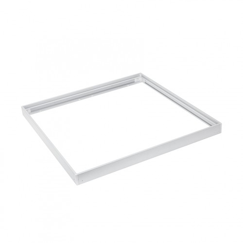 Ramme til 60x60 LED panel - Hurtig samlesett, plast hjørner, hvit kant