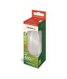 E14 4W LED kronepære - C37, 400lm, 2700K, melkehvit, COG filament