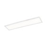 120x30 bakbelyst LED-panel, 40W - Hvit kant