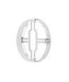 18W Ø22cm Algine 2-i-1 innfellingspanel - 122lm/W, 4000K, hvit kant, rund, innfelling eller påbygging