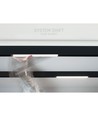 22W SHIFT Smart-Line Skinne - Sort, Zigbee