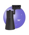 MADARA SCANDI 3-faset skinnespot til GU10 - Sort, aluminium, uten lyskilde, 3F4W