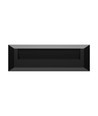 6W Encanta Asymmetric CCT vegglampe - IP54, sort, 750lm, 3 lysfarger, fasade/utendørs