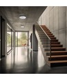 18W Nymphea Proxi PIR - IP54, Ø30cm, 30x6cm, 120°, rund, hvit