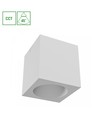Chloe påbygd 7W - CCT, 230V, 45°, IP20, UGR19, Ø90x100mm, hvit, kvadratisk