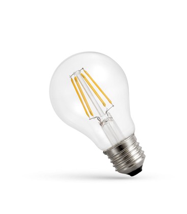 LED A60 E27 230V 4W karbon filamenter varm hvit KLART Spectrum