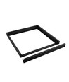 600x600 Algine ramme - til montert overflatearmatur, fast, svart