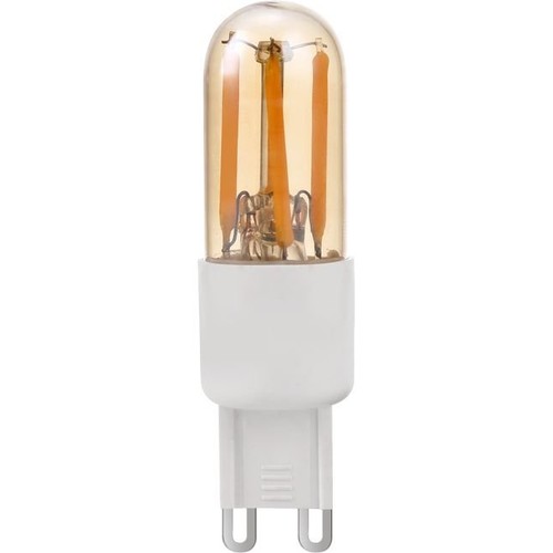 G9 3W dimbar LED-pære - 66mm, 2200K, Gull, filament