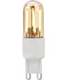 G9 3W dimbar LED-pære - 66mm, 2200K, Gull, filament